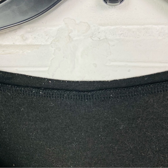 Unbranded Black V-Neck Long Sleeve pocket Top size large - Picture 8 of 12